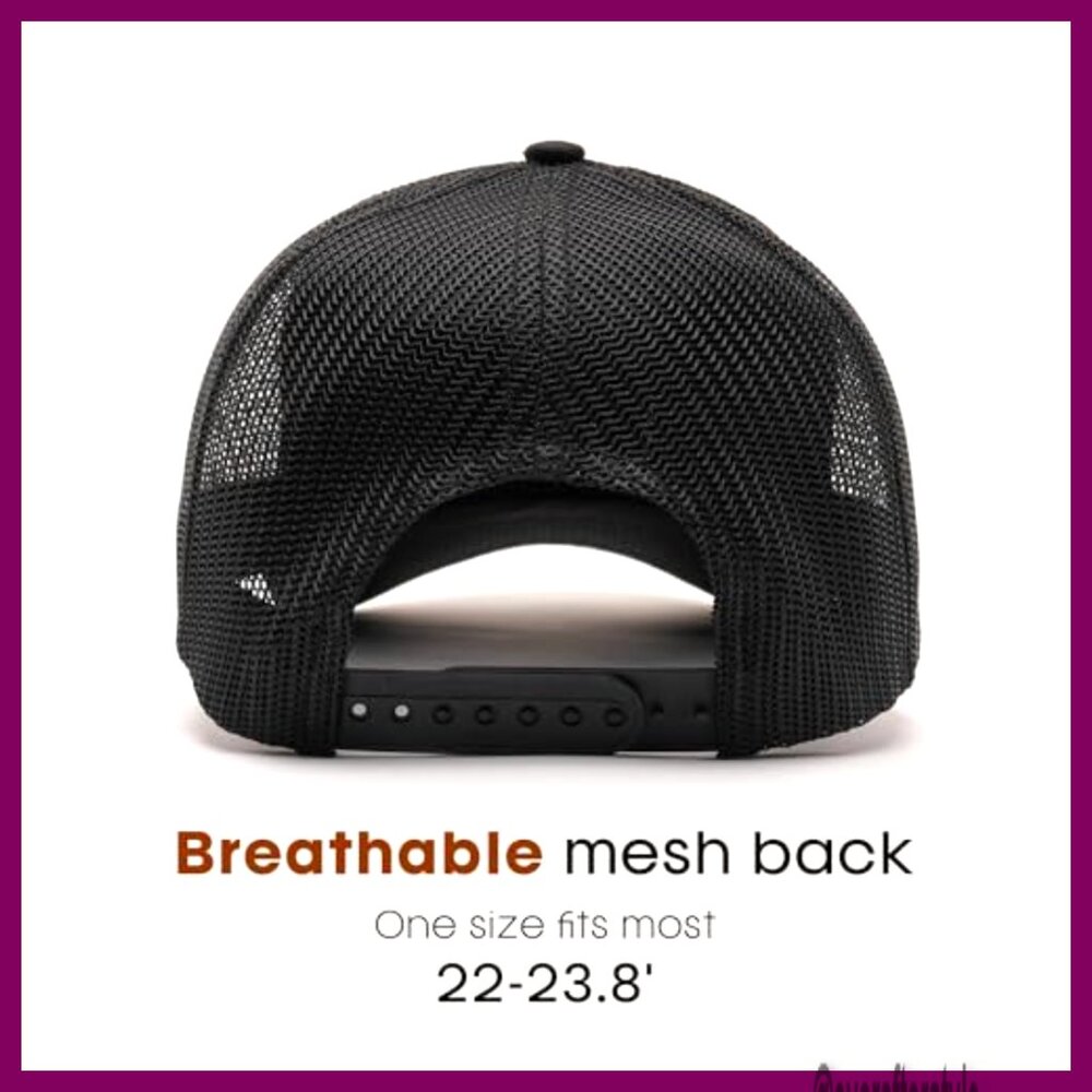 Structured Trucker Hat Adjustable Mesh Baseball C… - image 3